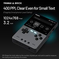 Trimui brique marteau Console de jeu portable 3.2 pouces affichage système Linux CNC machines de précision entièrement en métal corps jeu joueur