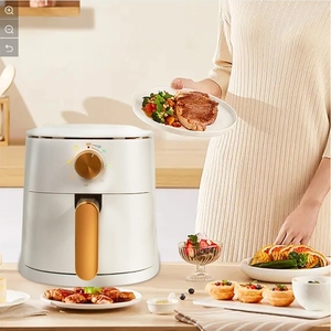 全新设计白色Freidoras De Aire 4L多功能旋转按钮电动智能空气油炸锅，带家用刻度功能 - Product Image 2