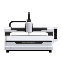 Machine de découpe laser fibre CNC haute précision DOWELL 3KW 4KW 5KW Cypcut pour métaux (cuivre, fer, alliages) (prend en charge BMP/PLT/AI)