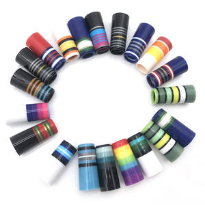 Accessoires de pièces de montage de Golf à faible quantité minimale de commande 0.355 pouces anneaux à rayures multicolores couleur en plastique embouts d'arbre de Club de Golf 9.1*30*14mm - Product Image 5