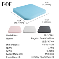 Coussin de siège ergonomique en mousse à mémoire de forme pour chaise de bureau, avec housse amovible et lavable, logo personnalisé, OEM ODM, directement de l'usine