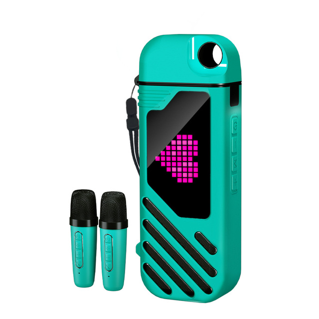 Latest Design Water Cup Karaoke Machine New Mini Portable Wireless Karaoke Speaker with Handheld Microphone Karaoke Mic