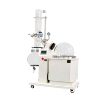 Évaporateur Rotatif Électrique 50L Haute Efficacité, Unité de Distillation Sous Vide en Verre Borosilicate pour Extraction Chimique en Laboratoire et Solvants