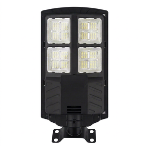 Lampadaire solaire LED 400W en plastique ABS IP67 à montage mural, cellule solaire monocristalline en silicium, 20000 heures, certifié CE/RoHS - Product Image 1