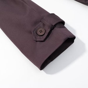<span class=keywords><strong>Trench</strong></span> Coat Lungo da Donna Autunno-Inverno 2025, Nuovo Stile Casual con Cintura e Risvolto, Chic Retrò a Maniche Lunghe - Product Image 4