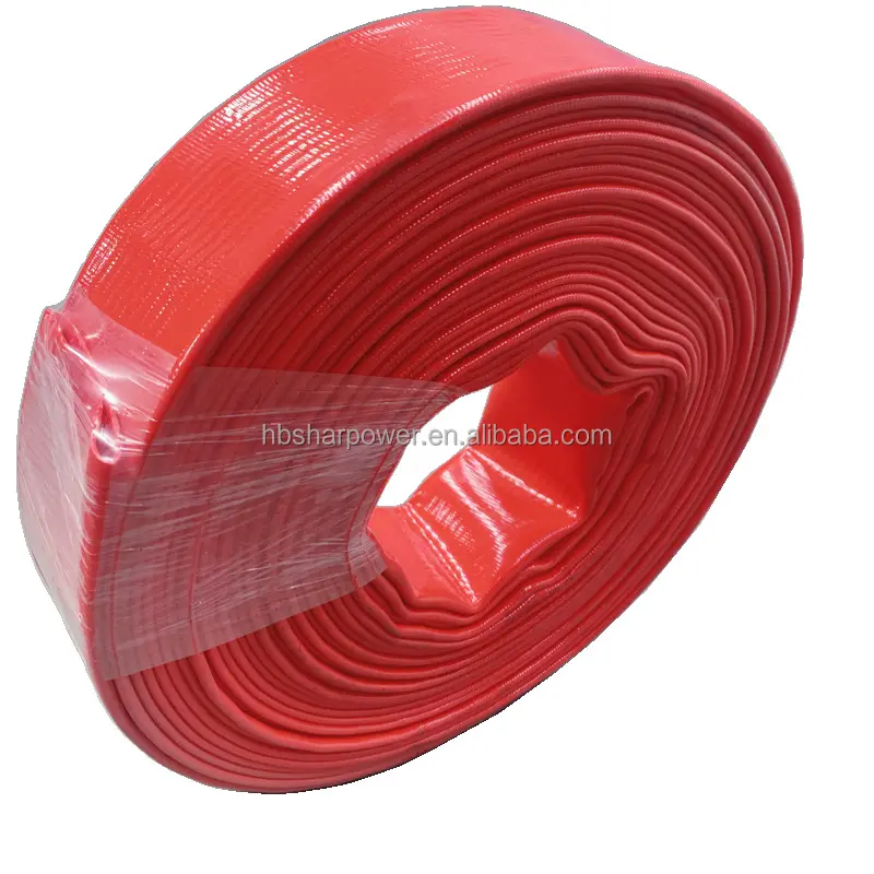 China Fabriek Stopcontacten 2Inch 3Inch 4Inch Uitbreidbare Pvc Layflat Waterpomp Slang Voor Landbouw Irrigatie