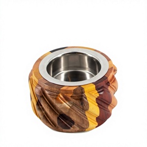 Elegance Wooden <b>Oud</b> Resin Incense Burner Artisan Crafted Bakhoor Burner for Prayer Room Serenity and Home Fragrance - Product Image 1