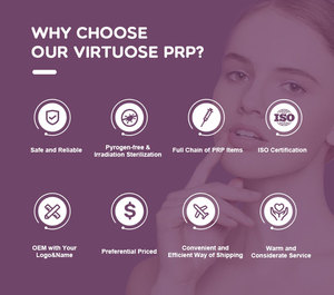 หลอดแก้ว PRP ขนาด 8 มล. สำหรับเก็บเลือด พร้อมฝาปิดลาเวนเดอร์ หลอดสุญญากาศแบบใช้แล้วทิ้ง - Product Image 5