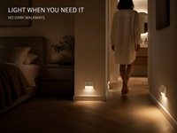 Lampes LED pour la maison, lumière LED à détecteur de mouvement, lampe de nuit, lampes murales rechargeables pour couloir, lumière d'escalier LDN0001-24-1