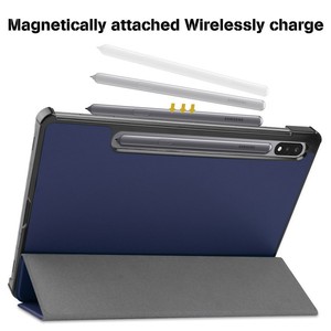 Adecuado para 2023 nuevo Samsung Tab S9 Plus funda protectora para tableta Tab S8 Plus Funda de cuero con tres pliegues de 12,4 pulgadas - Product Image 2