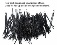 Epingles à cheveux en forme ondulée et en métal pour femme, pinces à cheveux noires, produit pour cheveux, haute qualité, disponible en noir, produit authentique, 35 pbc