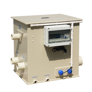 อุปกรณ์ฟอกน้ำแบบดรัมหมุนพร้อมแสงยูวีสำหรับ<span class=keywords><strong>บ่อ</strong></span><span class=keywords><strong>ปลา</strong></span>คาร์ฟ Cowater 110V อัตราการไหล 1320 แกลลอน/5 <span class=keywords><strong>ตัน</strong></span>/ชม. - Product Image 5