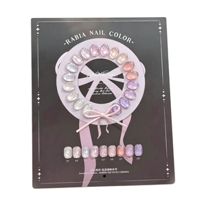 Vernis à ongles gel Rabia 9 couleurs effet œil de chat, ruban cœur, rose, violet, scintillant, à retirer par trempage, gel UV pour salon de manucure - Product Image 6