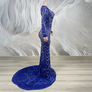 Новинка Novance Y5191: Роскошное вечернее платье-русалка со стразами и жемчугом для выпускного вечера и дня рождения, модное и элегантное для женщин - Product Image 2