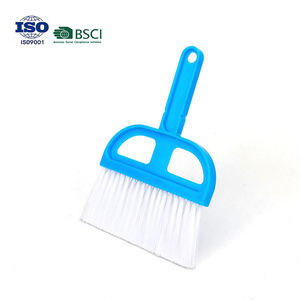 Petit balai portable avec pelle à poussière <span class=keywords><strong>et</strong></span> brosse, nettoyeur de table <span class=keywords><strong>et</strong></span> de bureau, outil de nettoyage manuel pour clavier, ensemble mini pelle <span class=keywords><strong>et</strong></span> brosse en plastique - Product Image 5