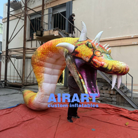 Diskon besar balon ular raksasa cobra tiup hewan kartun