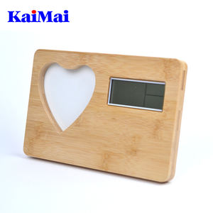 Reloj Digital de Madera para Sublimación Térmica, Reloj de Mesa de Madera para Imprimir, Decoración de Mesa para el Hogar, Regalo Conmemorativo con Foto - Product Image 5