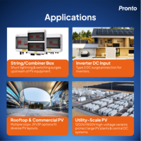 KORLEN DC SPD 20-40kA 2P 600V IP20 Parafoudre industriel multiprise 385V/275V avec signalisation à distance en option