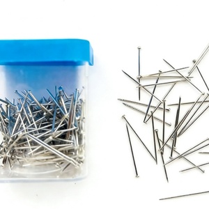 Épingles de bureau professionnelles de haute qualité en acier inoxydable argenté 0,6*26mm pour la couture et le bricolage, avec emballage en boîte de vente au détail - Product Image 6