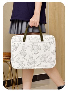Bolso para Portátil Oxford Impermeable de 14 Pulgadas, Diseño Abierto, Bonito y Portátil, para la Escuela, para Chicas y Mujeres, Estilo Diario, Estético y Moderno - Product Image 5