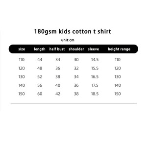 <span class=keywords><strong>Camisetas</strong></span> Personalizadas con Logotipo, Transferencia Térmica Gráfica, Cuello Redondo, para Niños, Básicas, 180 g/m², 100% Algodón, Lisas, para Niños y Adolescentes - Product Image 3