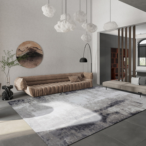 Chất lượng cao tối màu xám màu Thảm sang trọng tùy chỉnh in Thảm hiện đại phòng khách trừu tượng thảm - Product Image 5