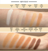 Poudre Minérale Compacte Professionnelle Contrôle Sébum Marque Blanche 10 Couleurs Teint Foncé Maquillage Base Visage Cosmétiques