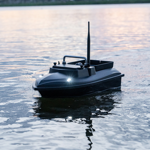 Flytec V050 2kg chargement d'appâts 4 lumières LED mangeoire à poisson double moteur hélice à trois pales conception bateau d'appât de pêche RC - Product Image 3