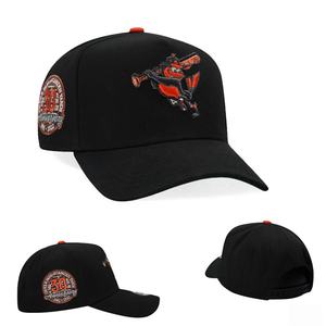 Casquettes New Era originales de haute qualité, 6 panneaux, visière plate, unisexe, snapback, denim, broderie 3D personnalisée, basketball - Product Image 6