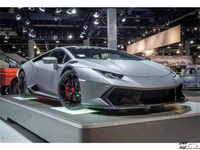 Kit carrosserie avant en fibre de carbone semi-forgée de style V amélioré, adapté aux Lamborghini Huracan LP580 LP610, kit de voiture personnalisé
