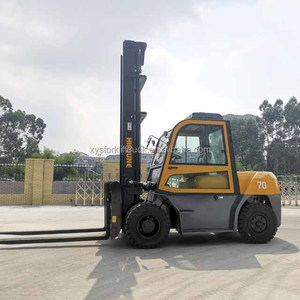 Precio de fábrica china Carretilla elevadora diesel de 7 toneladas Pequeña 2 3 3,5 4 Carretilla elevadora de 5 toneladas - Product Image 5