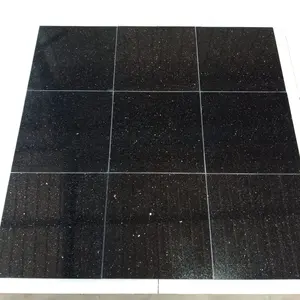 Carreaux de sol en granit naturel, perle noire, prix d'usine, pour revêtement Composite, mur extérieur