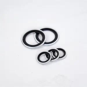 Hydraulic Dowty Bonded Seal NBR EPDM Rubber To Metal Bonded Seal Washer