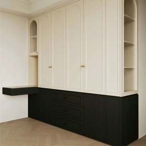 Armoire de chambre à coucher moderne et minimaliste avec un espace de rangement multiple et un rangement double face - Product Image 5