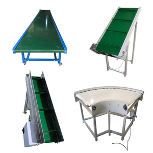 Transportador de Banda Portátil Pequeño Multitipo, Horizontal, Inclinado, Curvo, Antiderrames, para Transferencia de Materiales en Pequeños Lotes - Product Image 1