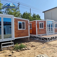 Maison préfabriquée extensible de luxe de 20 pieds ou 40 pieds, type Granny Flat australien, villa à 2 chambres, maison mobile portable préfabriquée
