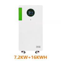 Invertisseur hybride 7,2 kW 10,24 kWh monophasé 120/240 V, version américaine, stockage d'énergie solaire domestique, batterie au lithium extensible et empilable