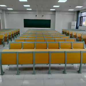 โต๊ะเรียนพับได้อลูมิเนียมอัลลอยด์สมัยใหม่สำหรับมหาวิทยาลัย พร้อมเก้าอี้นักเรียนแบบมีที่เขียนหนังสือ ชุดโต๊ะเก้าอี้สำหรับโรงเรียน - Product Image 5