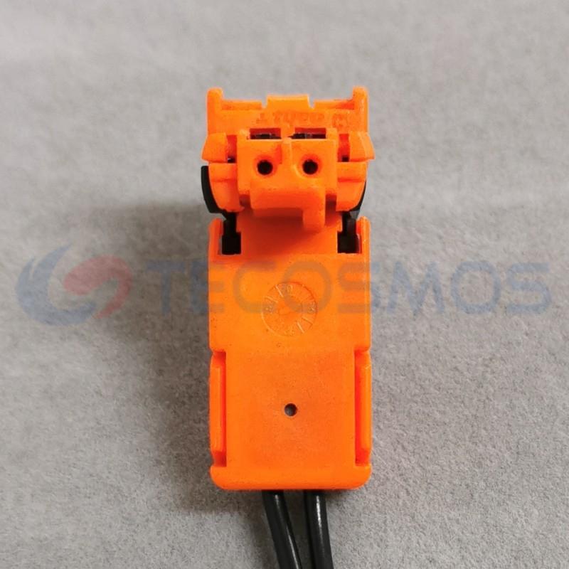 Car Connector sensor plug with orange long black cover and 2 pins For Nissan CT2-0163M-1