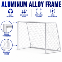 Buts de football et de soccer en aluminium pour terrains de sport – Équipement de terrain en métal pour la vente en gros