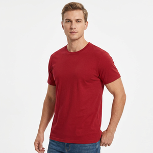 Camiseta de Algodón 100% Regular para Hombre, con Diseño de Logotipo Frontal, Tejida, Ecológica, Transpirable, Casual, con Serigrafía, Venta al por Mayor - Product Image 1