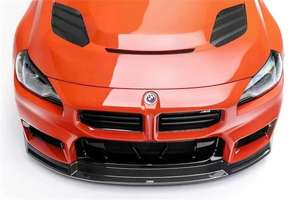 Cofano Motore Anteriore in Fibra di Carbonio per <span class=keywords><strong>BMW</strong></span> Serie 2 <span class=keywords><strong>G42</strong></span> M2 G87 Stile V Leggero da Corsa Ventilato - Product Image 5