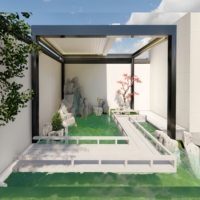KAKADU 779 Pergola de Patio Design Pergola Structures Extérieures Imperméables Pergolas
