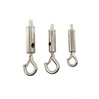 Crochet en alliage suspendu de Suspension de prix usine pour la pince de câble en métal de vente chaude de lumières pour le système suspendu d'éclairage