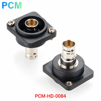 Connecteur coaxial RF de type D BNC femelle-femelle à montage sur panneau, adaptateur de châssis pour équipement de test vidéo CCTV et diffusion