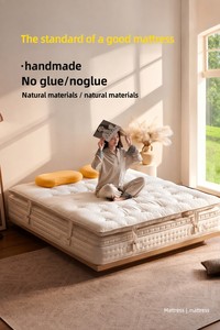 <span class=keywords><strong>Matelas</strong></span> de rêve avec nœuds noués à la main, noyau en crin de cheval, ultra-doux, respirant, tissu jacquard, <span class=keywords><strong>matelas</strong></span> à ressorts pour la maison et l'hôtel - Product Image 1