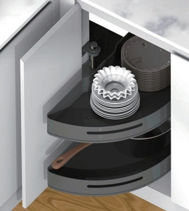 Storking, nuevo diseño, esquina mágica giratoria de dos niveles, carrusel de esquina ciega de 180 grados, armarios de <span class=keywords><strong>cocina</strong></span>, cajones, almacenamiento de Metal - Product Image 1