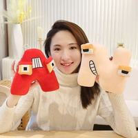 26 Bantal Boneka Monster Huruf Alfabet Kartun Karakter Boneka Isi Dakron Hadiah Ulang Tahun Anak Mainan