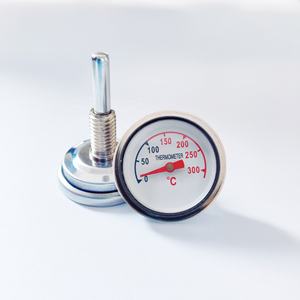 Accessoire <span class=keywords><strong>de</strong></span> <span class=keywords><strong>cuisine</strong></span> professionnel 0-300 ℃   Thermomètre bimétallique pour barbecue, four, détecteur <span class=keywords><strong>de</strong></span> température à sonde scellée - Product Image 1