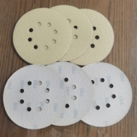 6 pouces 17 trous crochet anneau disque de meulage 100 pièces divers papier de verre pour voiture polissage personnalisable OEM divers disques abrasifs